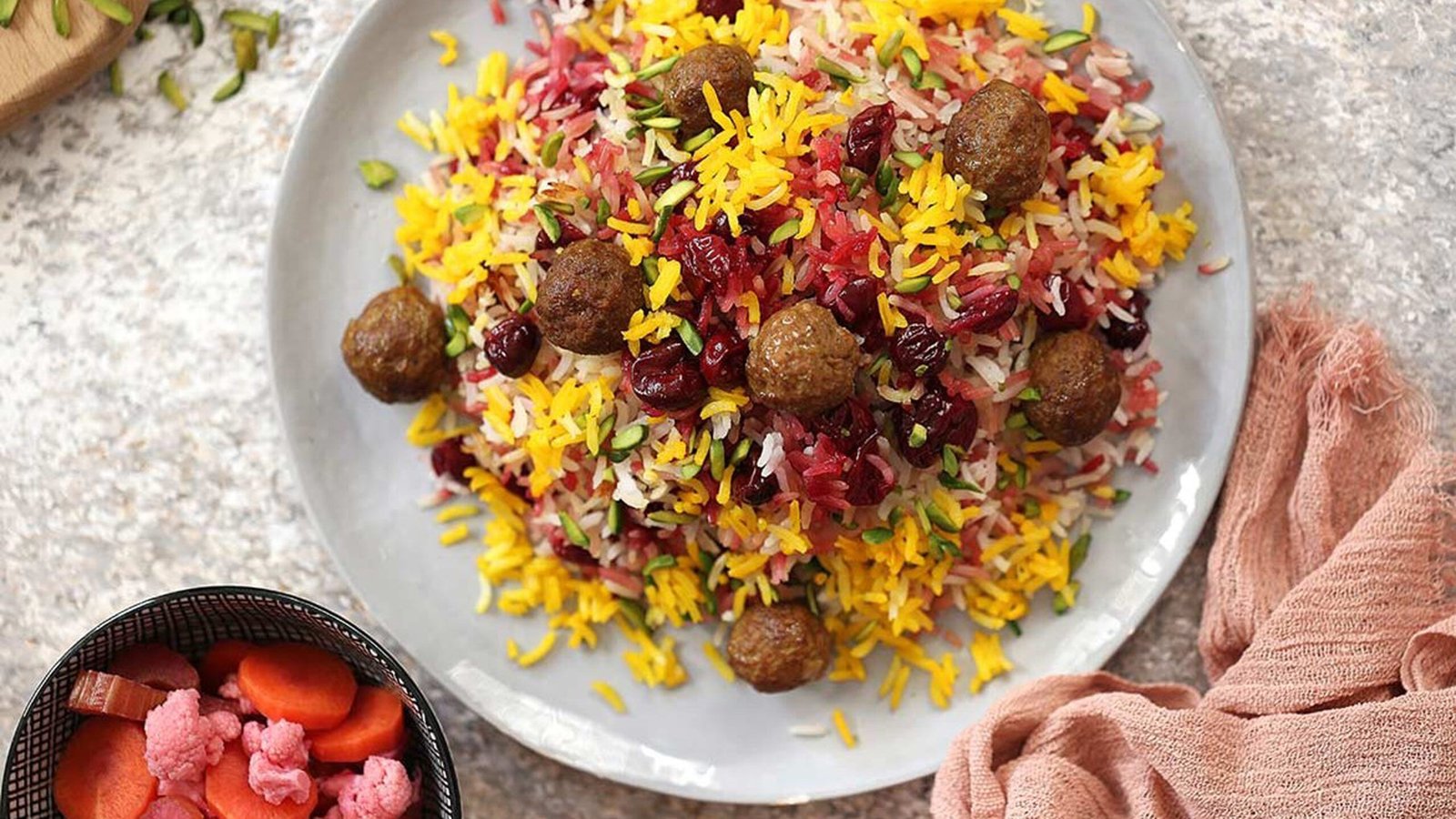 طرز تهیه آلبالو پلو