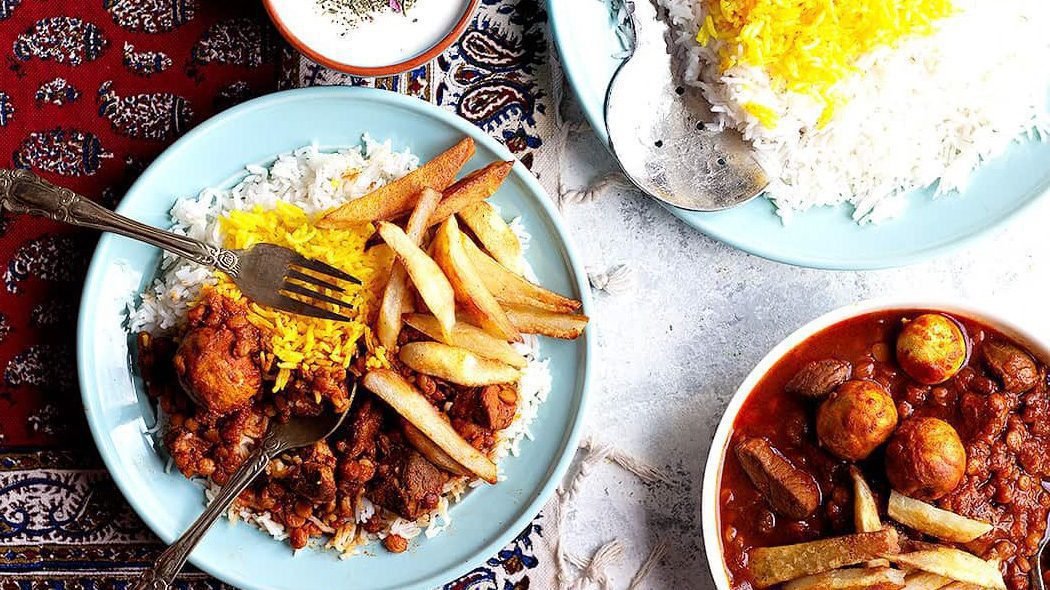 طرز تهیه خورشت قیمه مجلسی خوشمزه با گوشت برای نذری